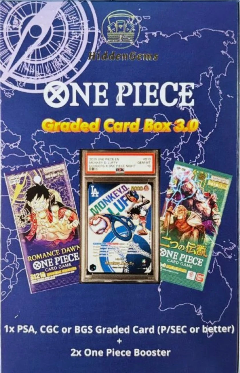 Hidden Gems One Piece Graded Card Box 3.0