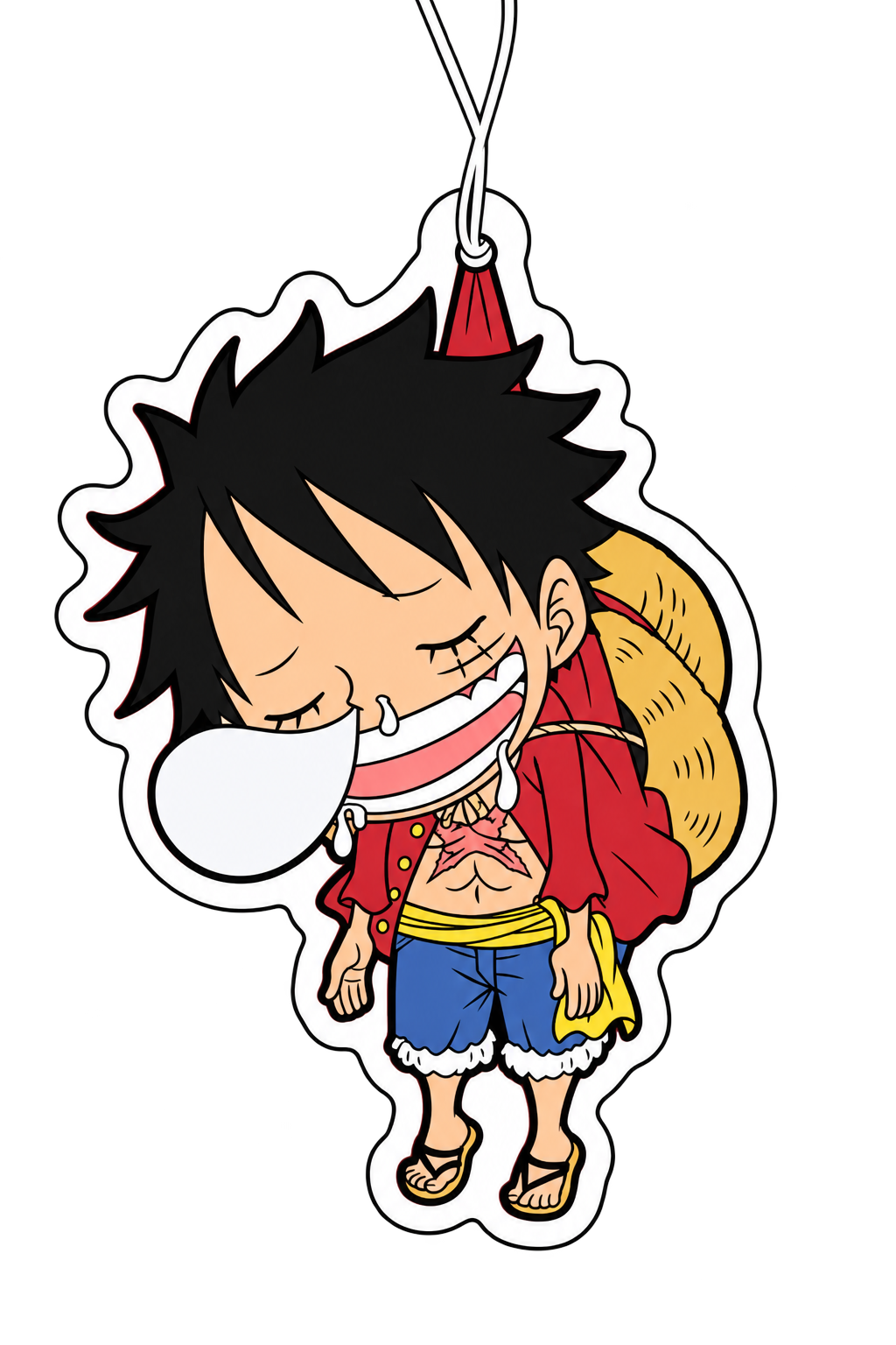 One Piece Luffy Schlafend Duftbaum – Auto Lufterfrischer